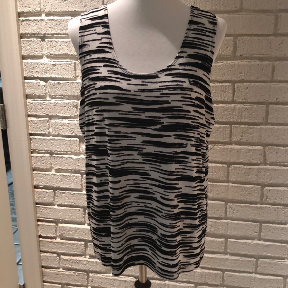 Chico’s Multicolor Print Tank Top Size 3 NWT